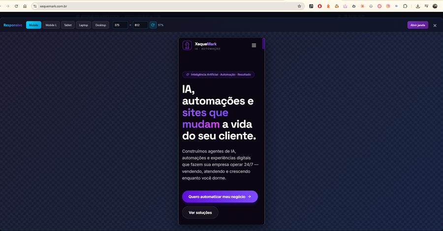 Modo responsivo